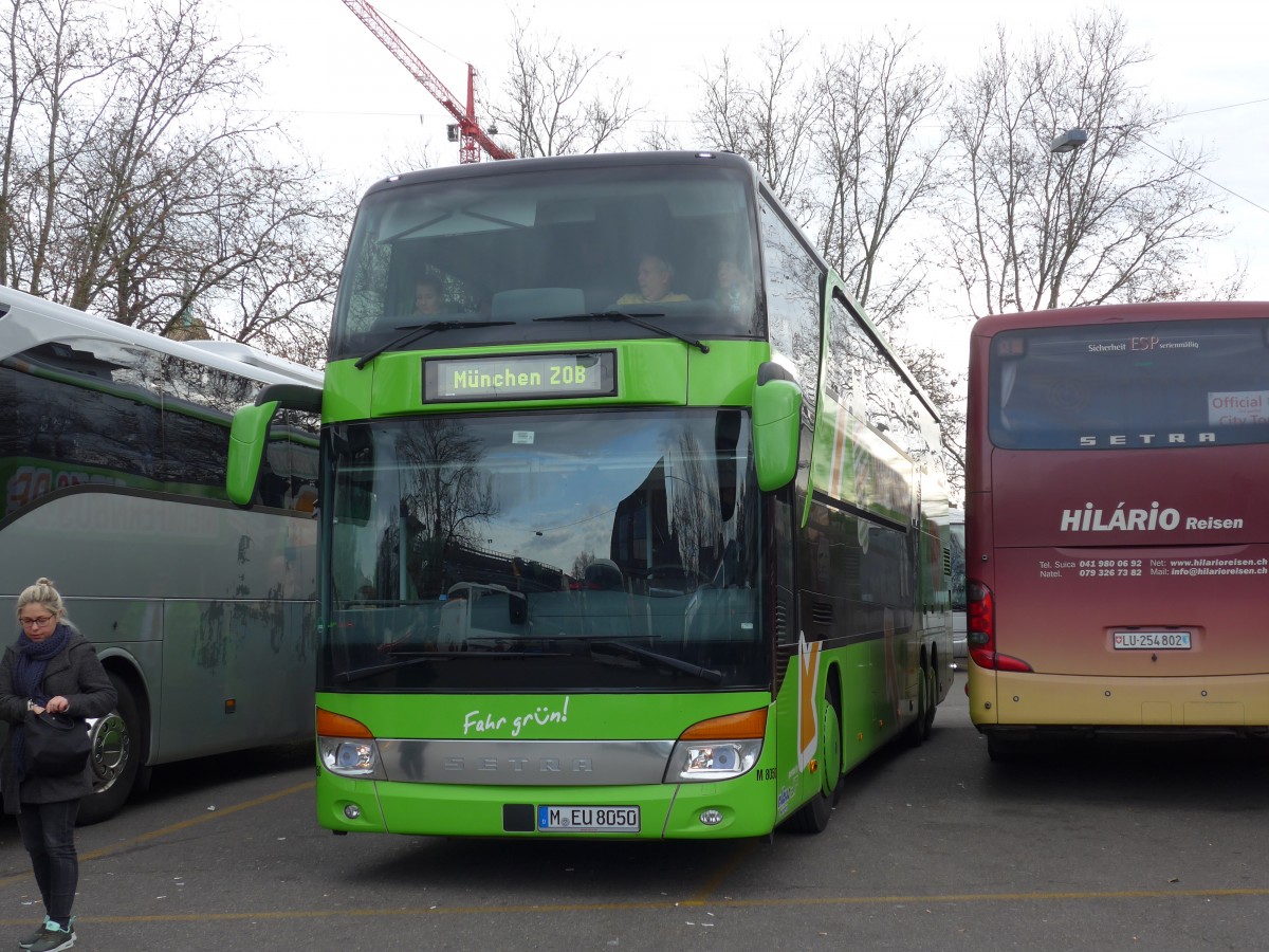 (157'751) - Aus Deutschland: Albus, M�nchen - Nr. M8050/M-EU 8050 - Setra am 14. Dezember 2014 in Z�rich, Sihlquai