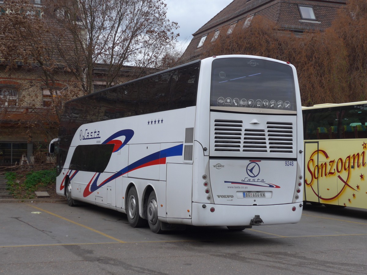 (157'800) - Aus Serbien: Lasta, Beograd - Nr. 9248/BG 606-KN - Volvo/Ayats am 14. Dezember 2014 in Z�rich, Sihlquai