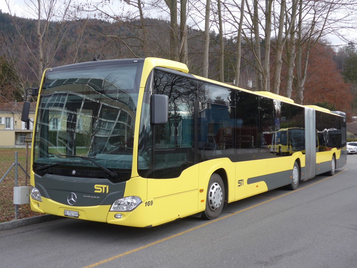 (157'909) - STI Thun - Nr. 169/BE 752'169 - Mercedes am 25. Dezember 2014 bei der Schiffl�ndte Thun