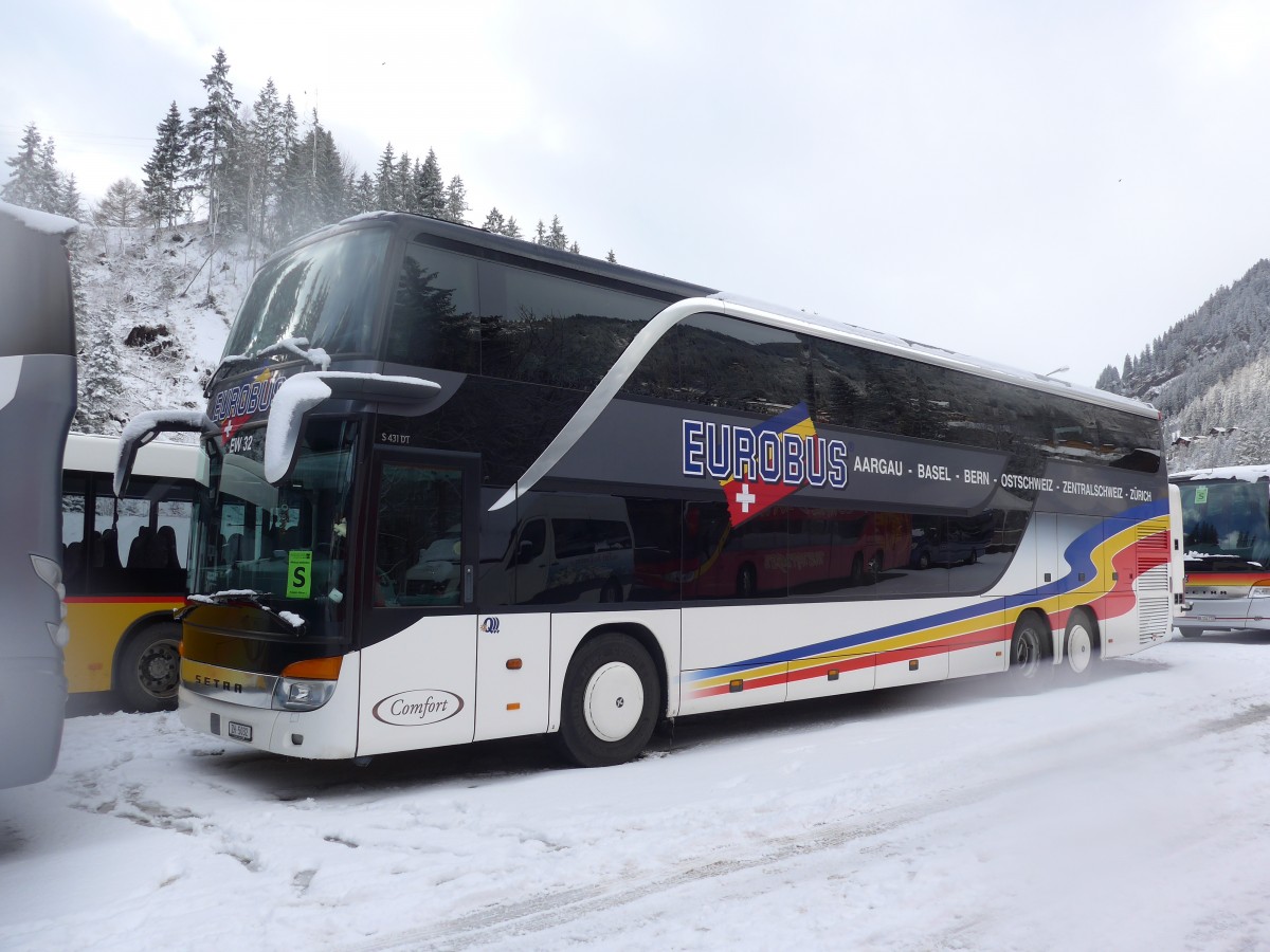 (158'298) - Welti-Furrer, Z�rich - Nr. 32/ZH 5032 - Setra am 11. Januar 2015 in Adelboden, ASB