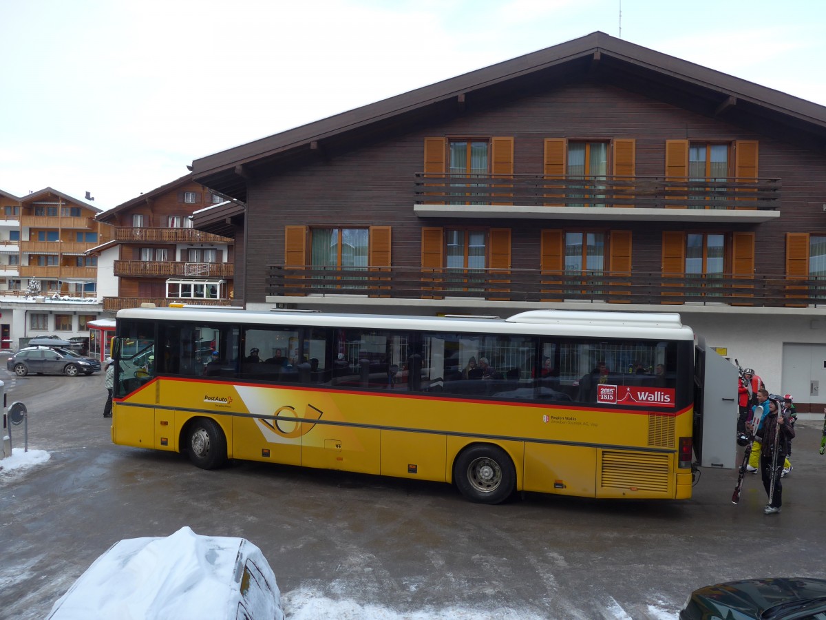 (158'436) - Zerzuben, Visp-Eyholz - Nr. 62/VS 99'500 - Setra am 18. Januar 2015 in Gr�chen, Post