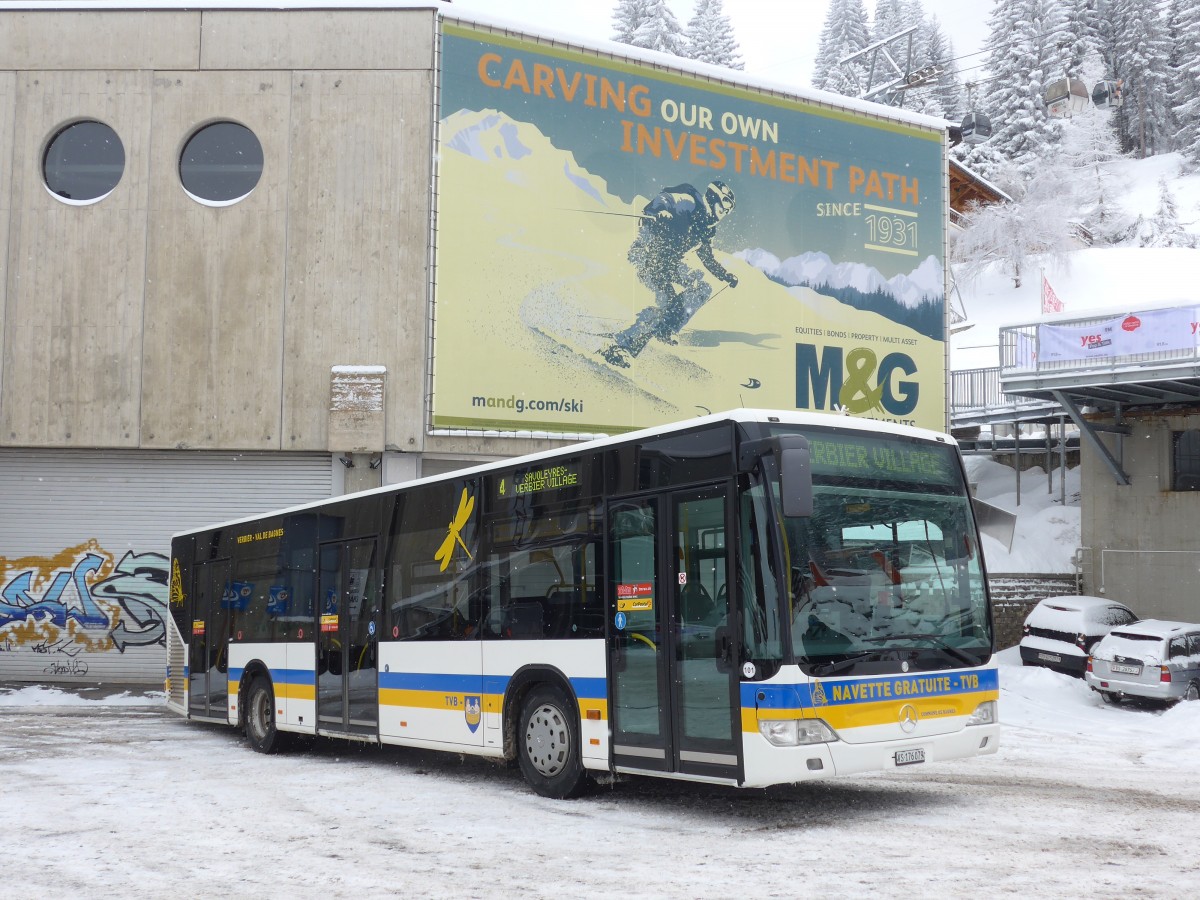 (158'806) - TMR Martigny - Nr. 101/VS 176'079 - Mercedes am 22. Februar 2015 in Verbier, M�dran