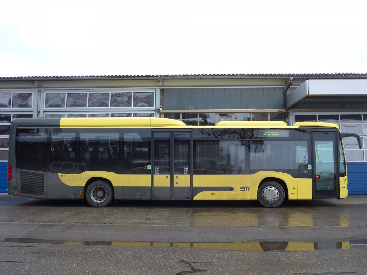(158'922) - STI Thun - Nr. 157/BE 752'157 - Mercedes am 1. M�rz 2015 in Teuffenthal, Garage Moser