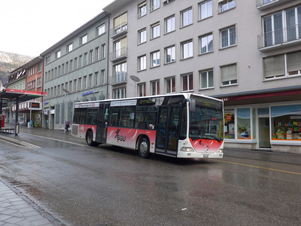 (158'994) - BGU Grenchen - Nr. 17/SO 29'435 - Mercedes am 2. M�rz 2015 in Grenchen, Postplatz