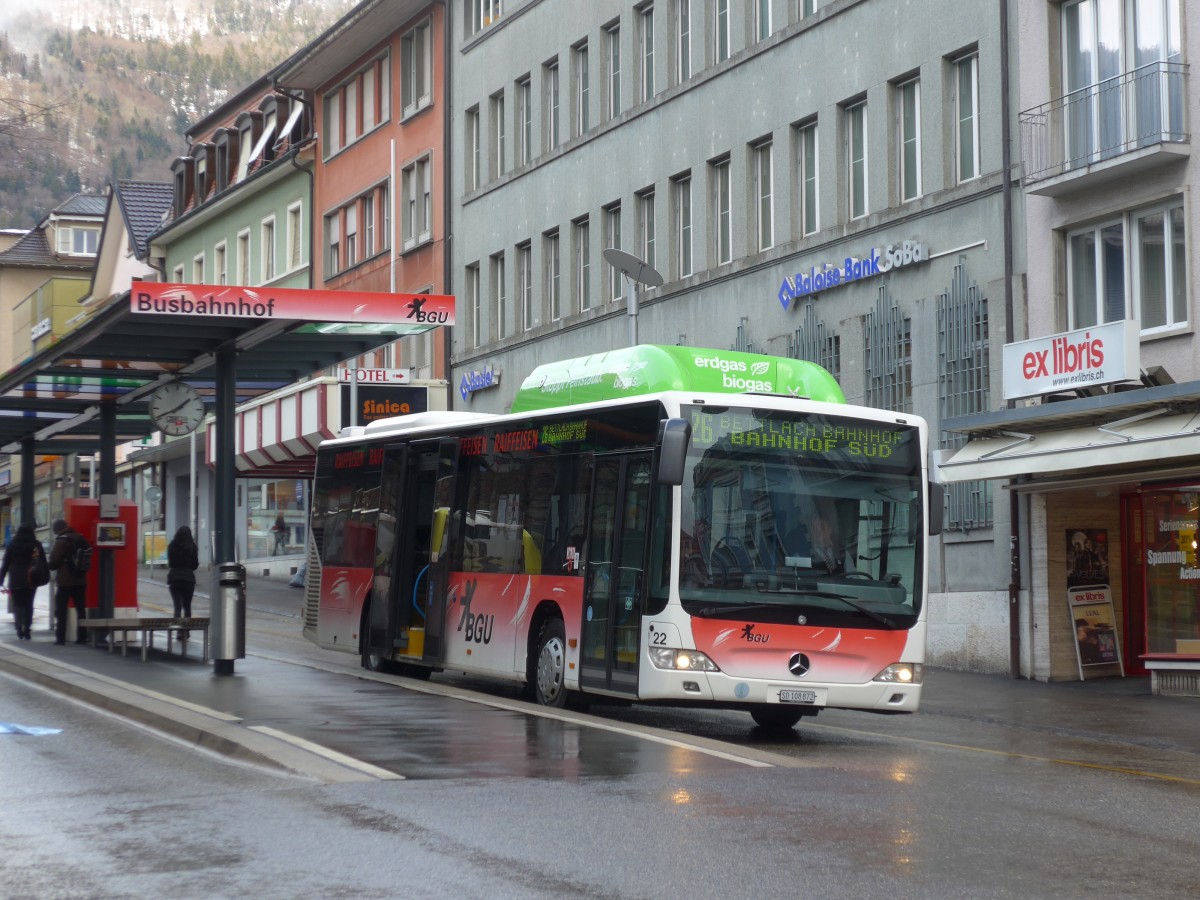 (158'996) - BGU Grenchen - Nr. 22/SO 108'872 - Mercedes am 2. M�rz 2015 in Grenchen, Postplatz