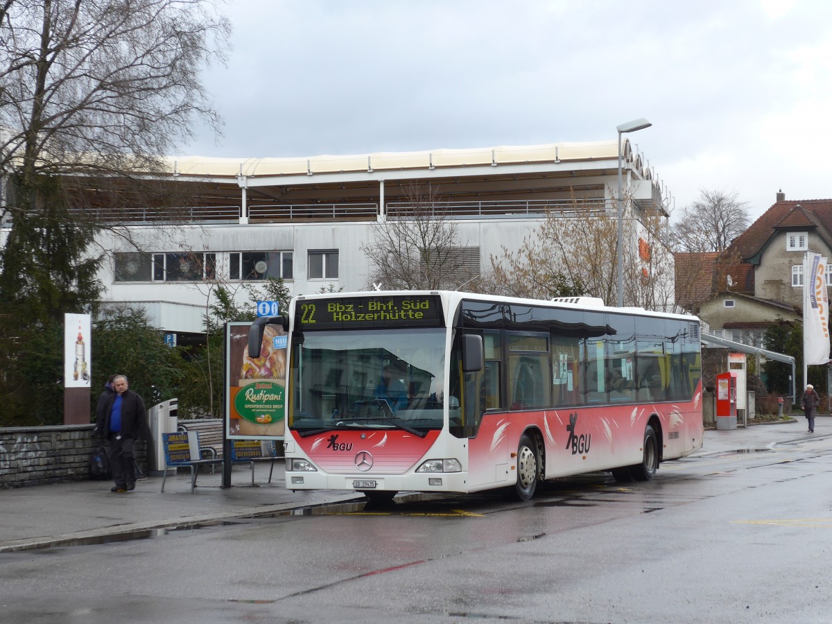 (158'999) - BGU Grenchen - Nr. 17/SO 29'435 - Mercedes am 2. M�rz 2015 beim Bahnhof Grenchen S�d