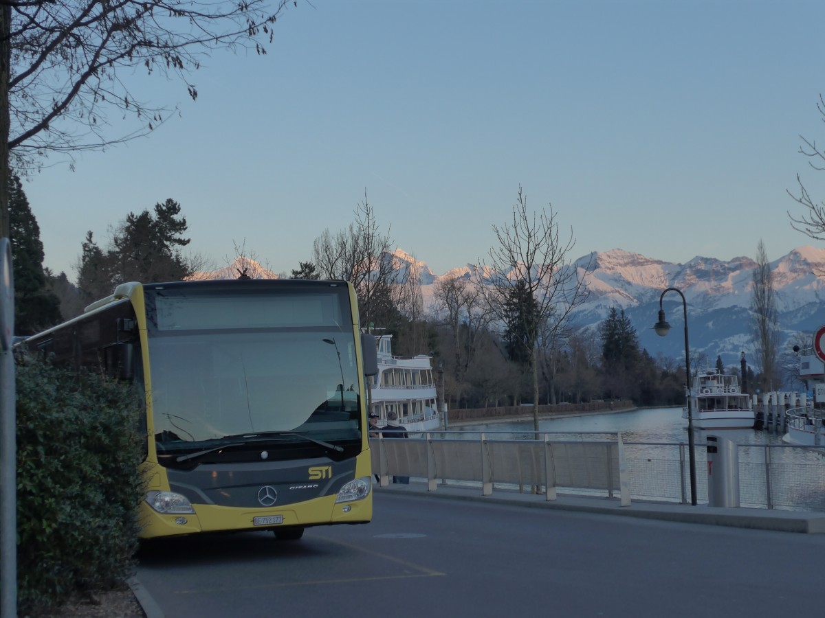 (159'020) - STI Thun - Nr. 177/BE 752'177 - Mercedes am 7. M�rz 2015 bei der Schiffl�ndte Thun