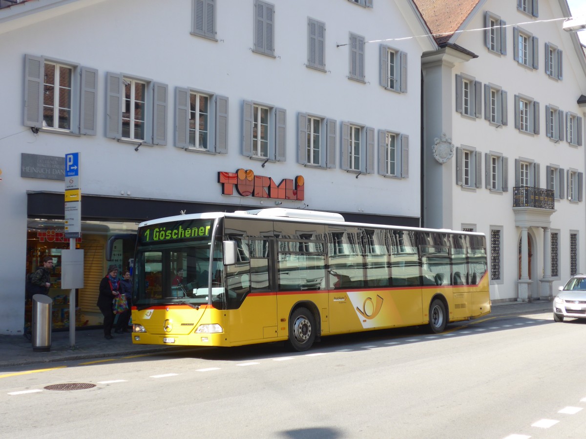 (159'289) - Mattli, Wassen - UR 9261 - Mercedes am 18. M�rz 2015 in Altdorf, Telldenkmal