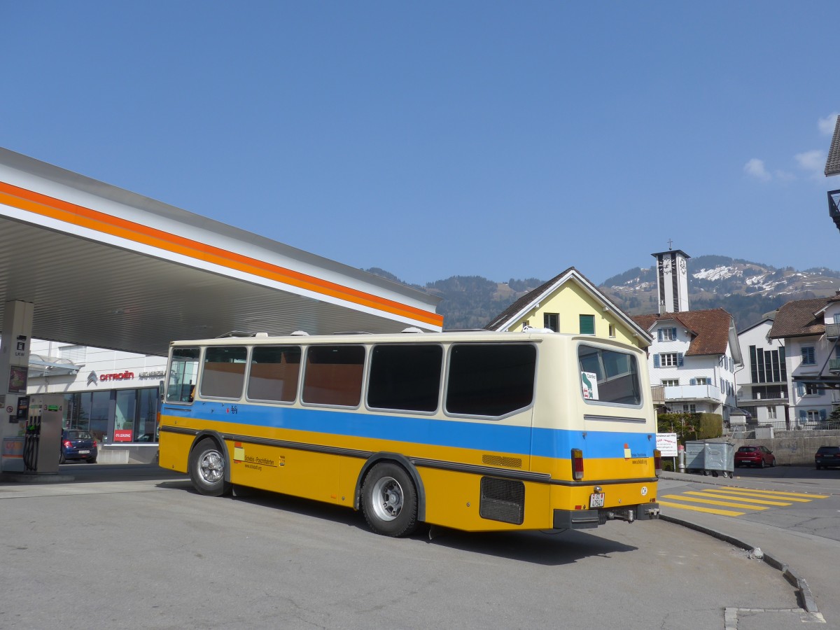 (159'332) - Schebath, Lauerz - SZ 47'547 - FBW/Hess (ex BBSV Sattelegg; ex P 23'422) am 18. M�rz 2015 in Schwyz, Coop Pronto