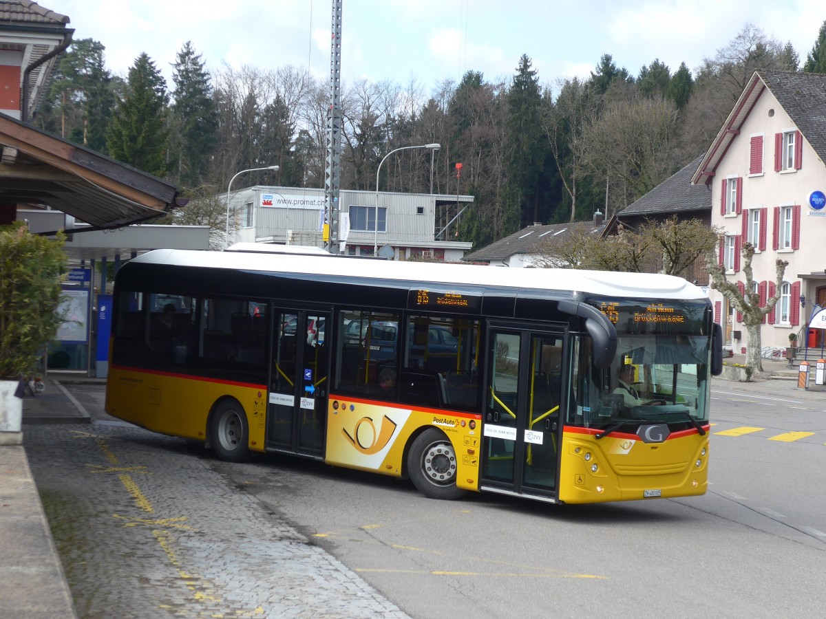 (159'444) - Moser, Flaach - Nr. 289/ZH 480'005 - G�ppel am 27. M�rz 2015 beim Bahnhof Rickenbach-Attikon