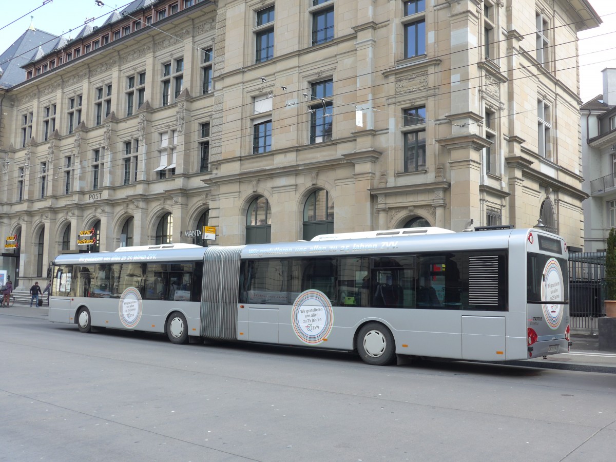 (159'453) - SW Winterthur - Nr. 338/ZH 730'338 - Solaris am 27. M�rz 2015 beim Hauptbahnhof Winterthur