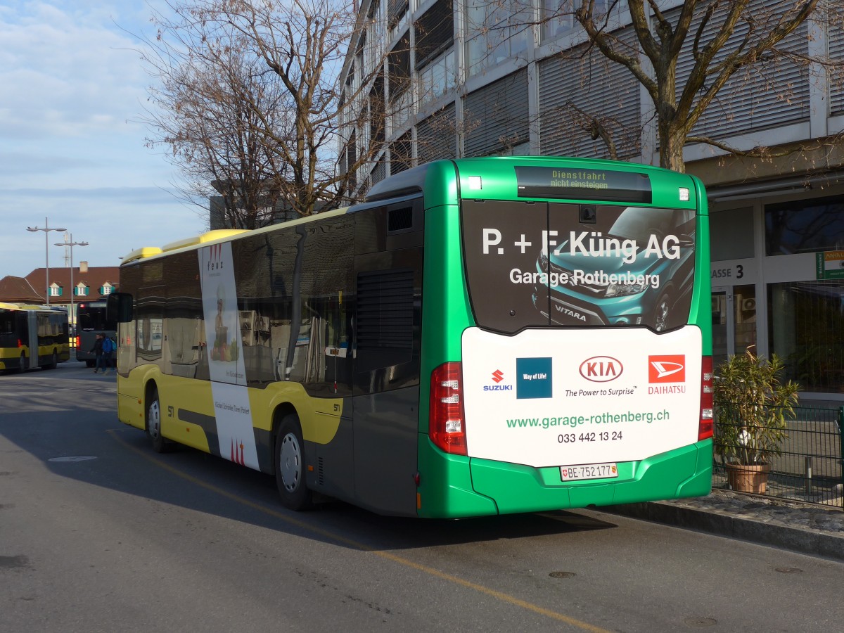 (159'687) - STI Thun - Nr. 177/BE 752'177 - Mercedes am 11. April 2015 bei der Schiffl�ndte Thun