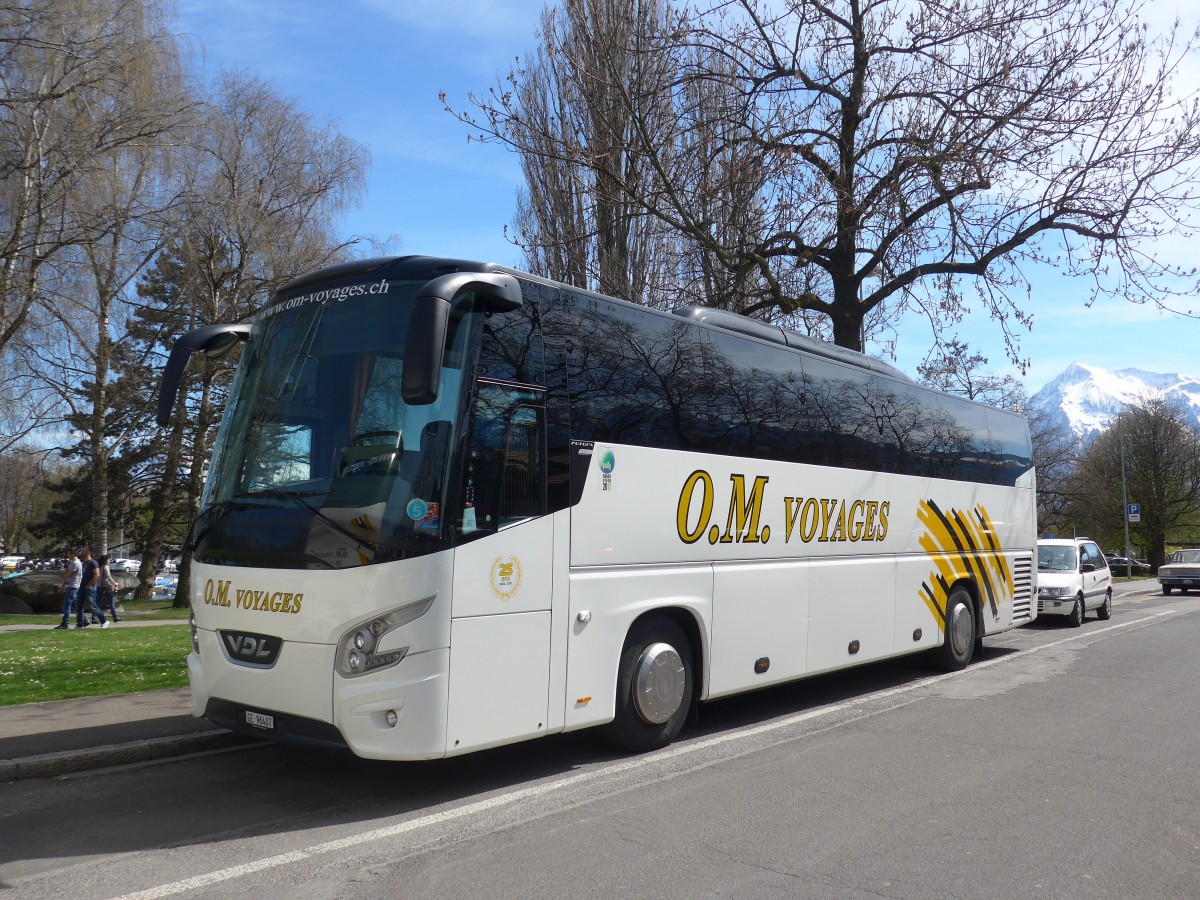 (159'926) - O.M. Voyages, Ch�telaine - GE 96'407 - VDL am 12. April 2015 in Thun, Lachen