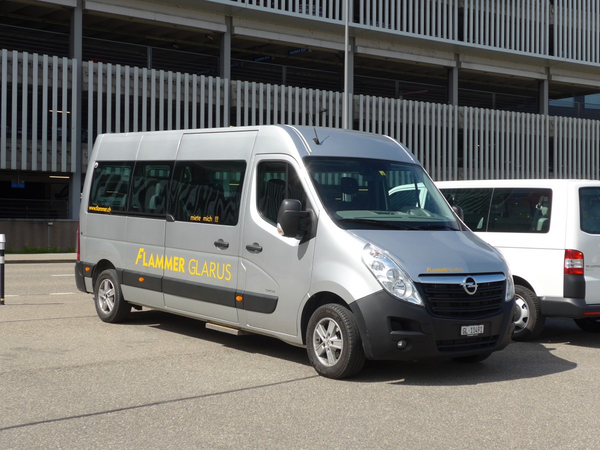 (160'226) - Flammer, Glarus - GL 11'491 - Opel am 8. Mai 2015 in Z�rich, Flughafen