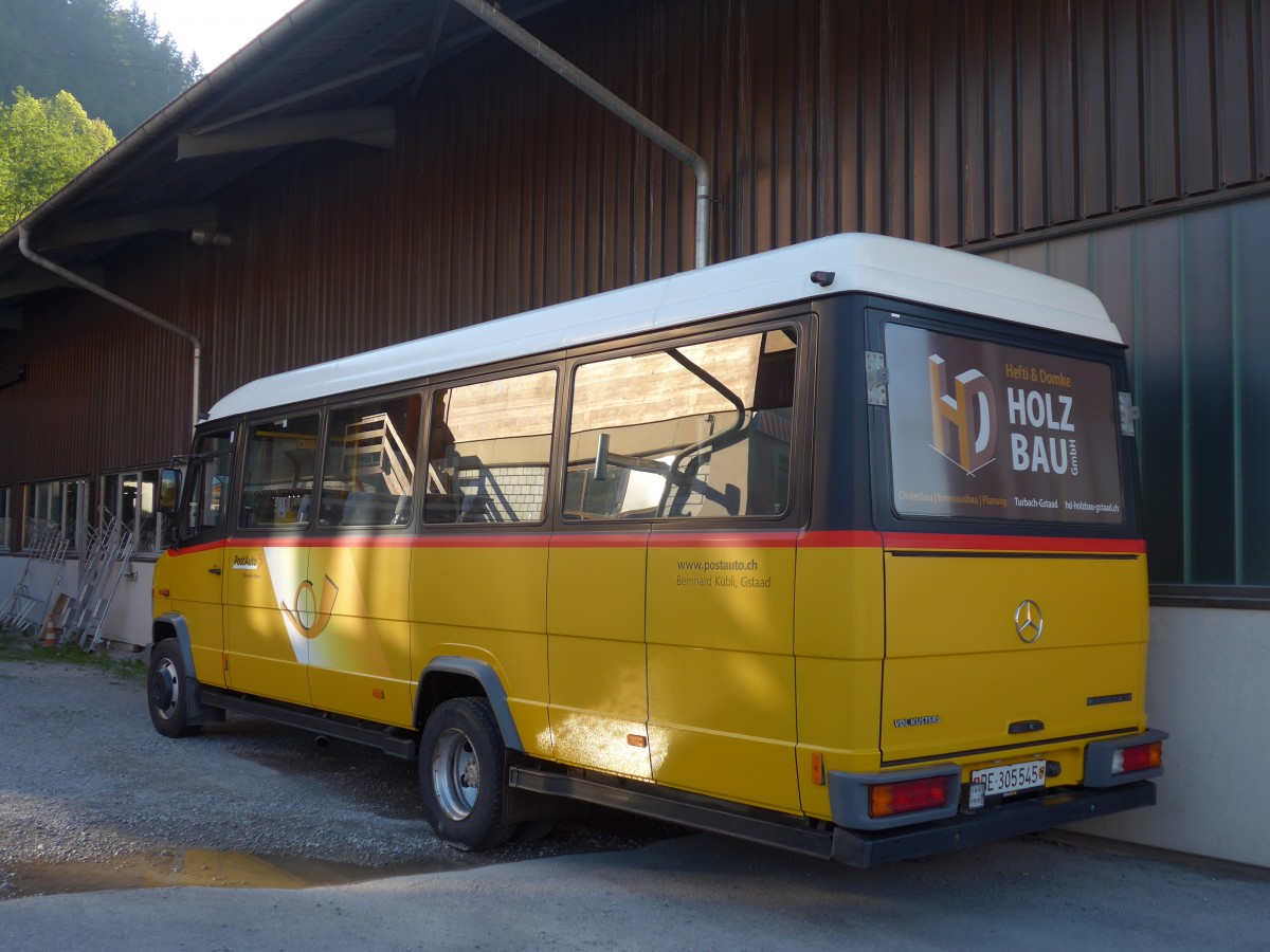 (161'243) - K�bli, Gstaad - Nr. 8/BE 305'545 - Mercedes/Kusters am 27. Mai 2015 in Gstaad, Garage