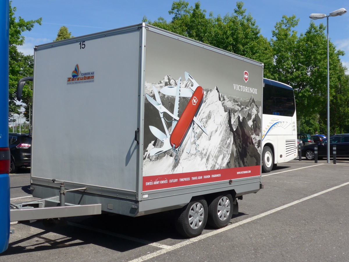 (161'425) - Zerzuben, Visp-Eyholz - Nr. 15/VS 267'738 - Car-Tech Gep�ckanh�nger am 29. Mai 2015 in Thun, Seestrasse
