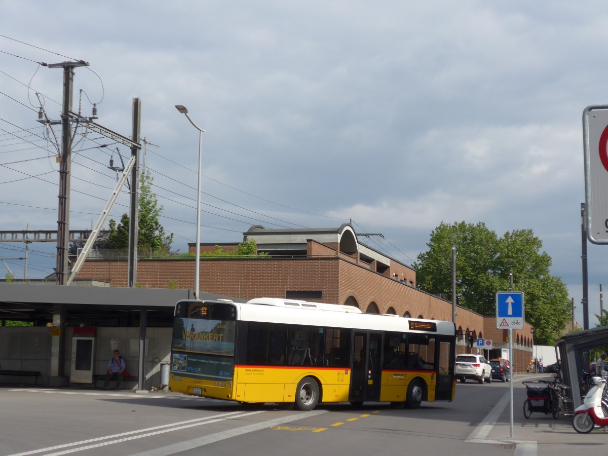 (161'440) - Lengacher, Wichtrach - Nr. 4/BE 26'963 - Solaris am 30. Mai 2015 beim Bahnhof M�nsingen