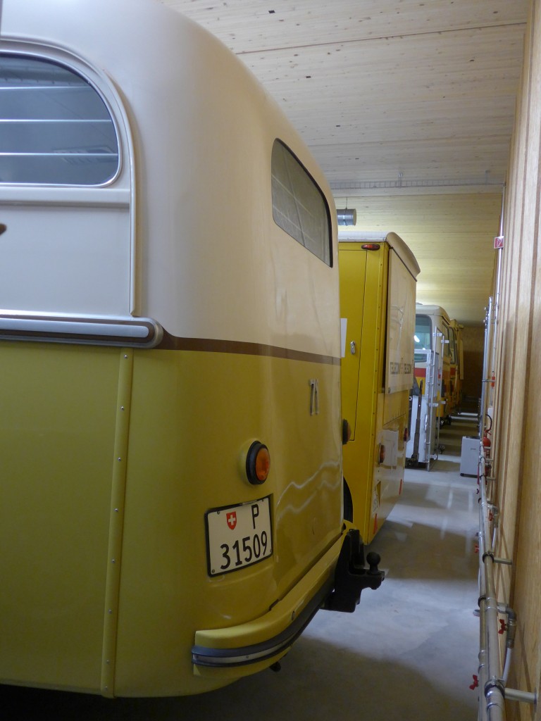 (161'541) - STI Thun + PTT-Regie - Nr. 71/P 31'509 - Moser Postanh�nger am 30. Mai 2015 in Mamishaus, Depot MfK (Teilaufnahme)