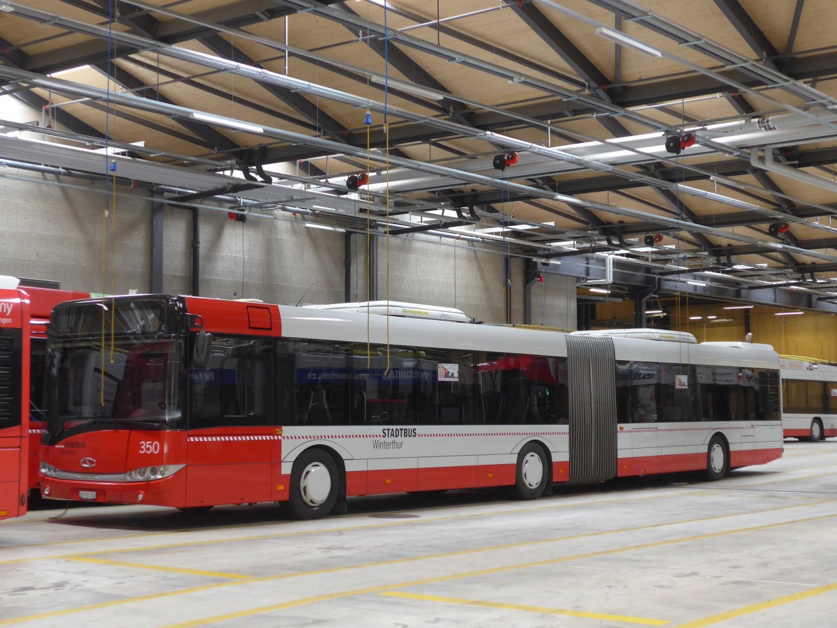 (161'674) - SW Winterthur - Nr. 350/ZH 793'350 - Solaris am 31. Mai 2015 in Winterthur, Depot Gr�zefeld