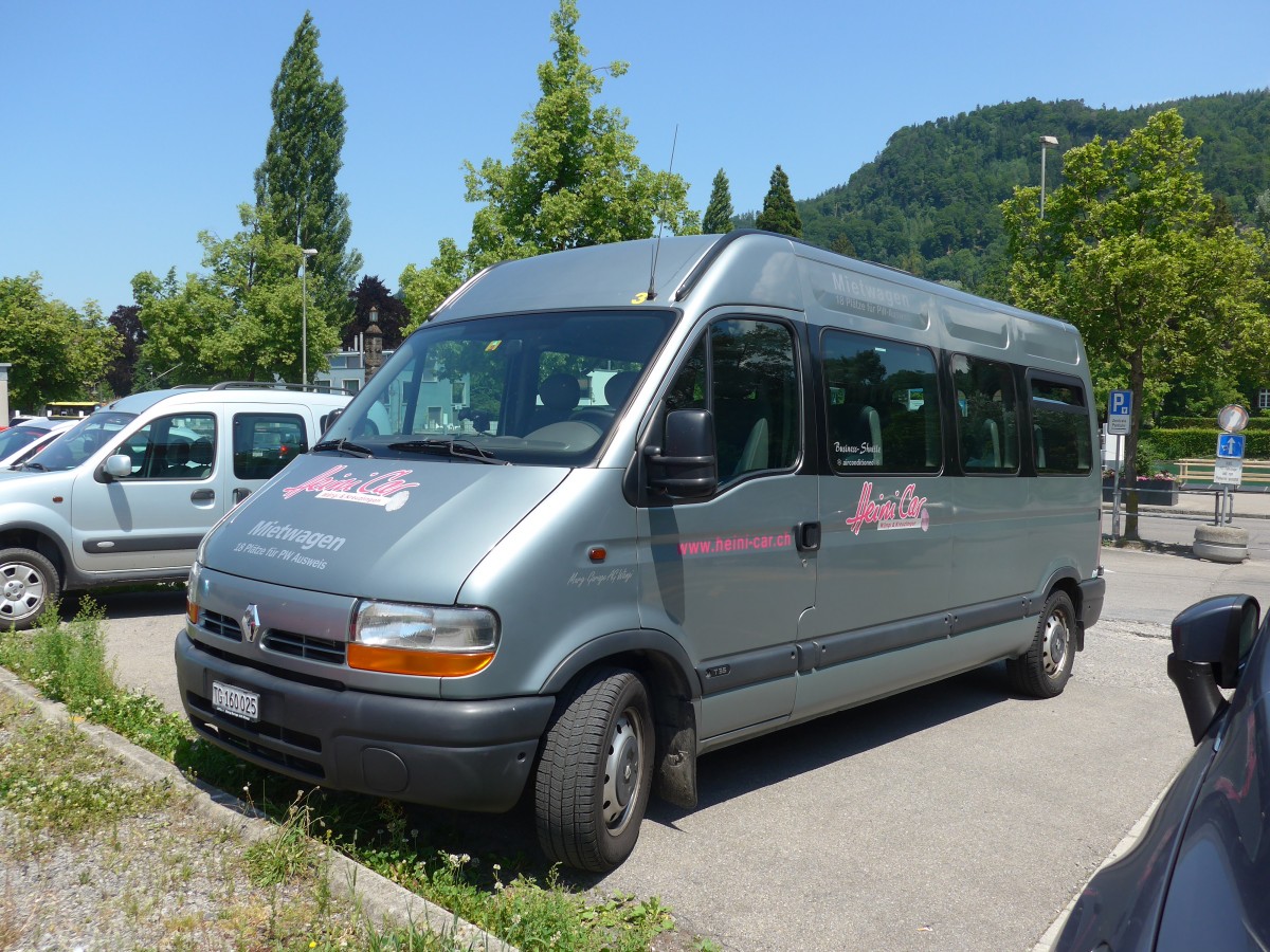 (161'740) - Heini Car, W�ngi - Nr. 3/TG 160'025 - Renault am 5. Juni 2015 in Thun, Rosenau
