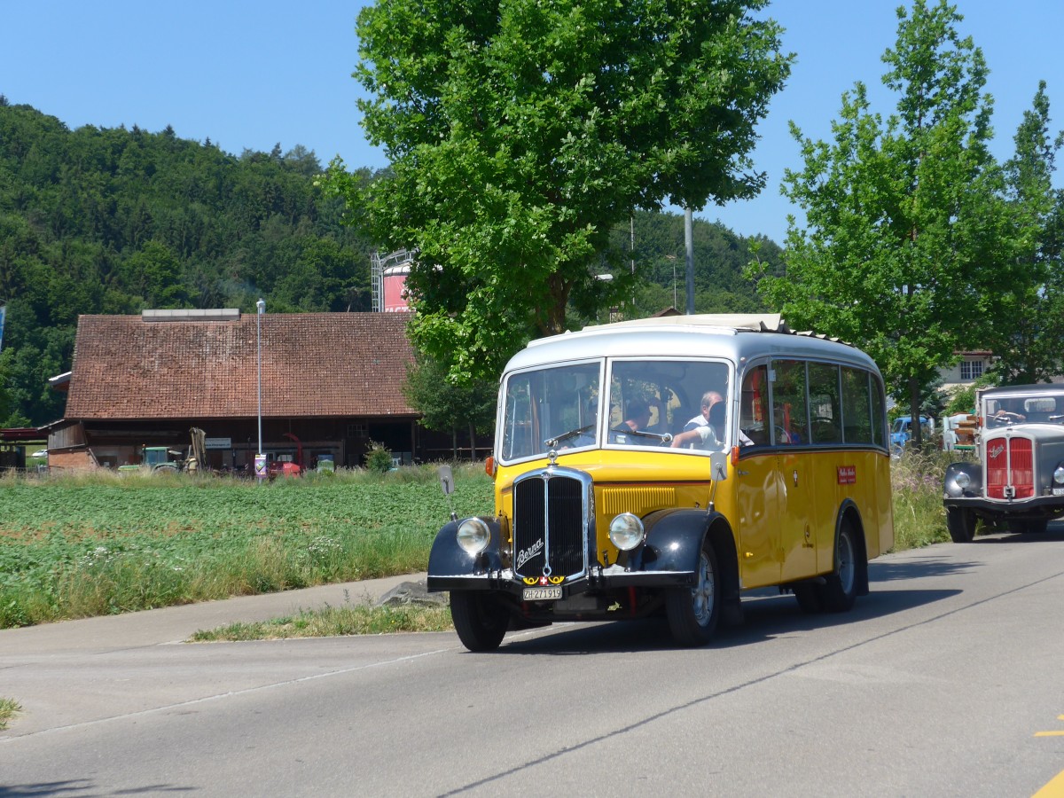 (161'879) - Hurter, M�nchaltdorf - ZH 271'919 - Berna/FHS (ex Volkart, Russikon; ex ASD Aigle; ex P 21'003) am 6. Juni 2015 in Thayngen, Saurertreffen
