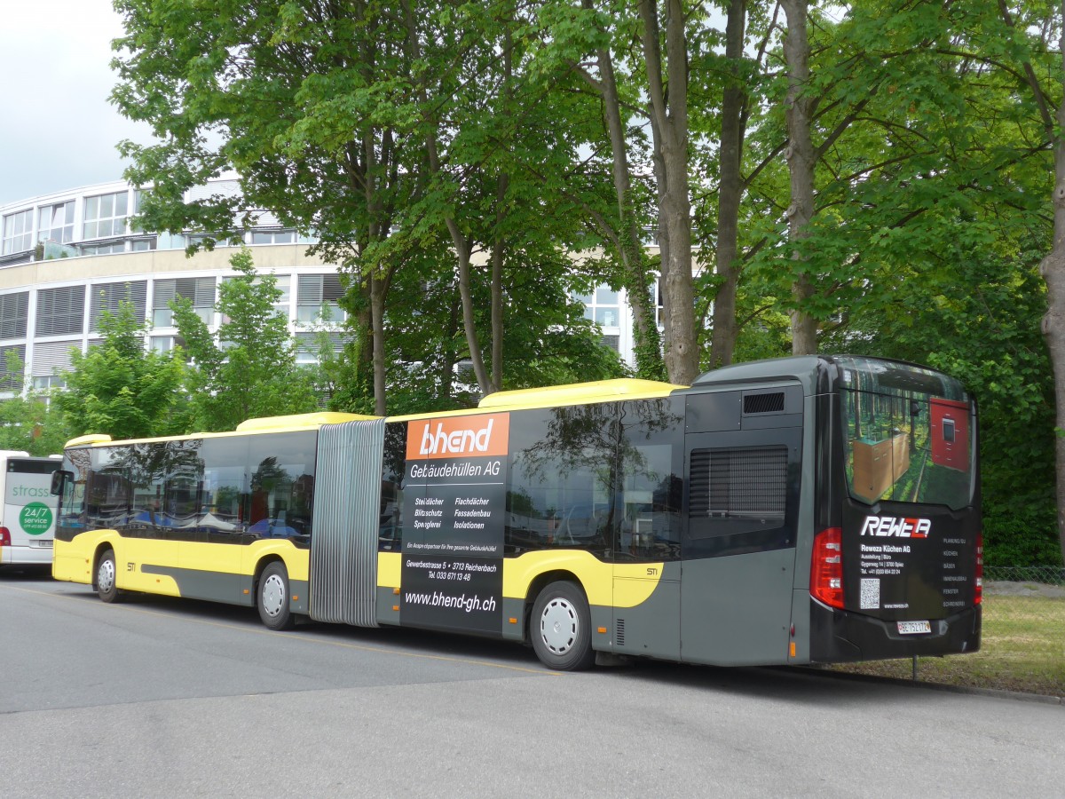 (162'017) - STI Thun - Nr. 172/BE 752'172 - Mercedes am 9. Juni 2015 bei der Schiffl�ndte Thun
