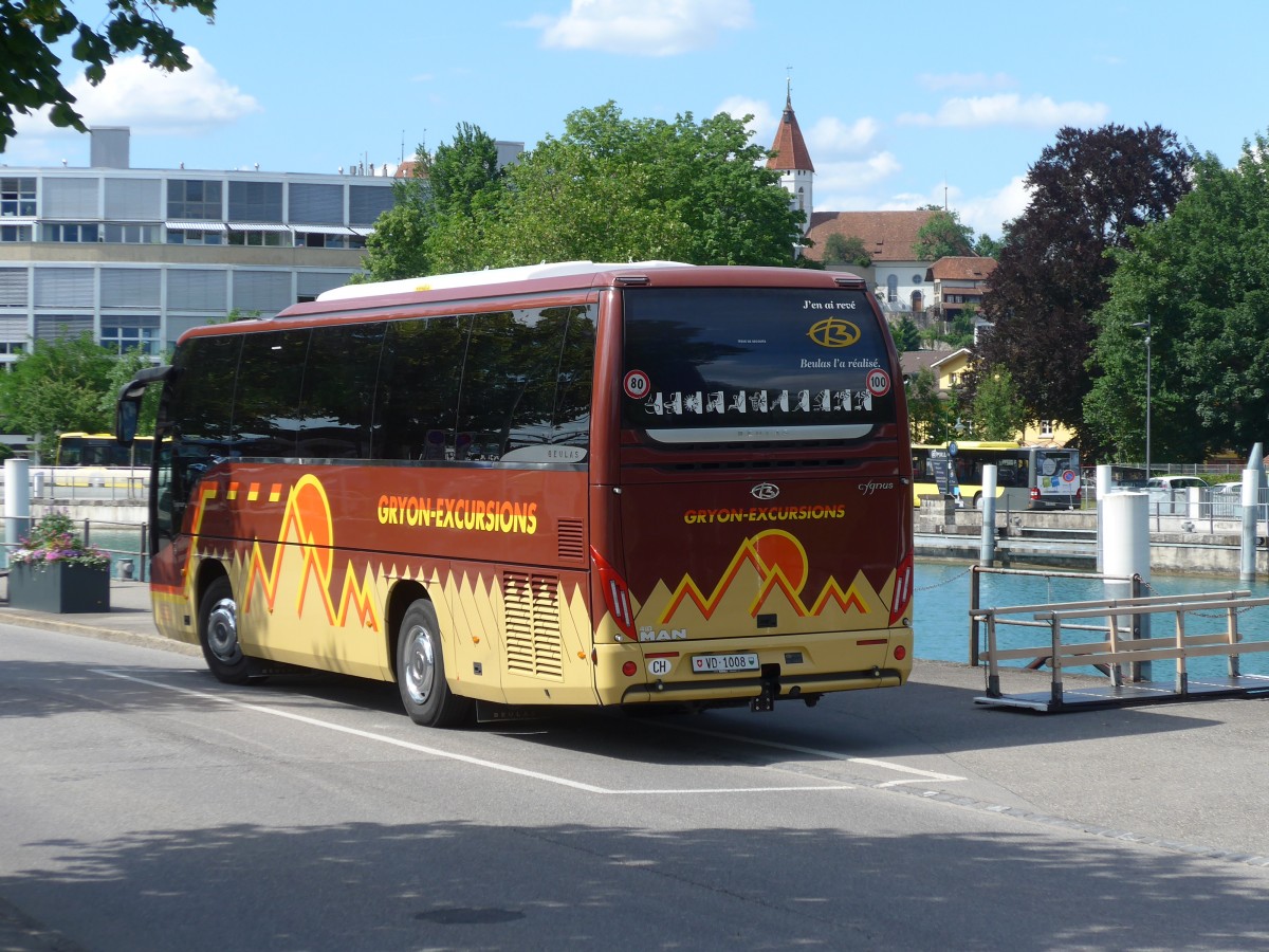 (162'037) - Hauser, Gryon - VD 1008 - MAN/Beulas am 13. Juni 2015 bei der Schiffl�ndte Thun