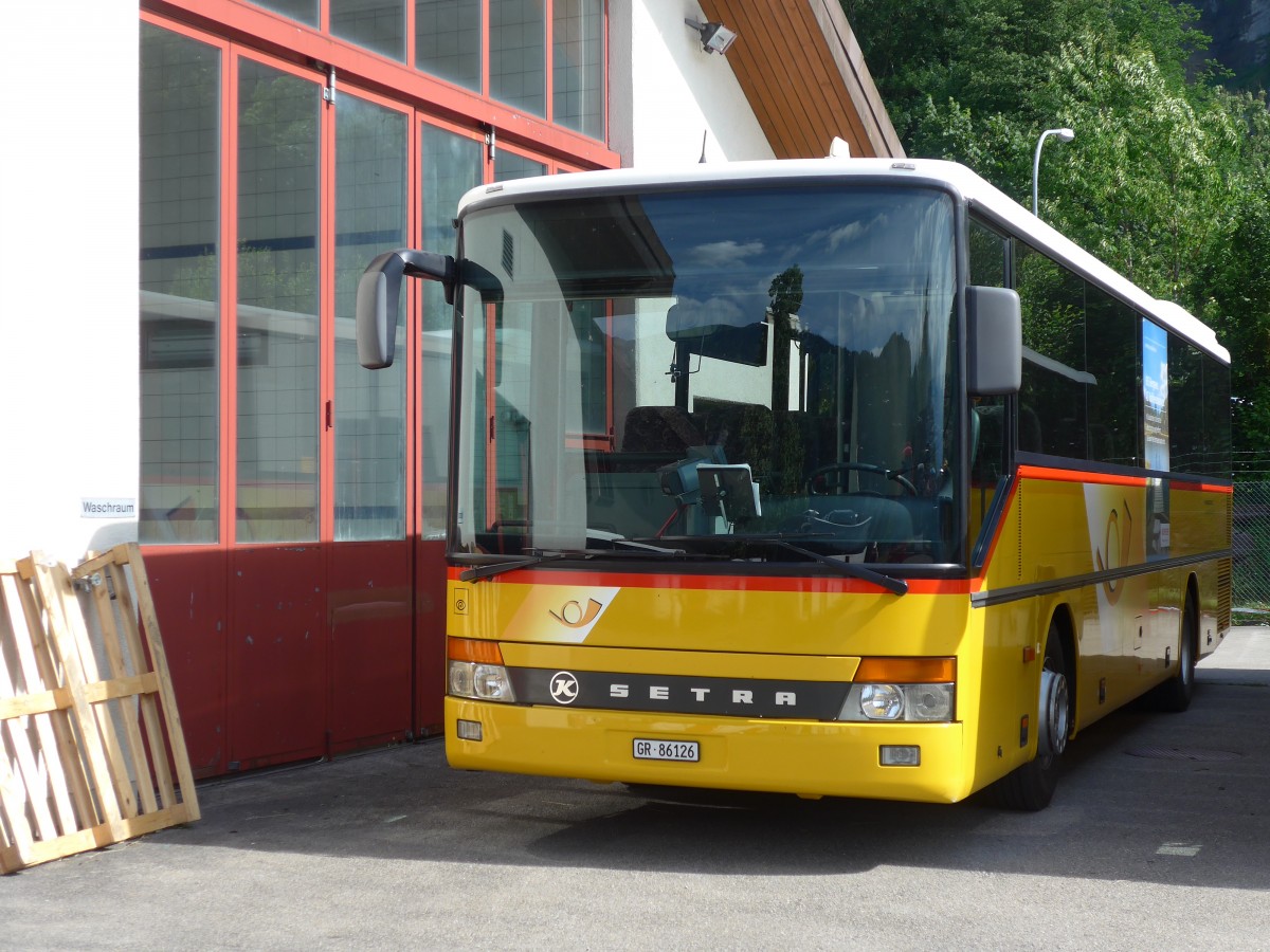 (162'046) - Bus Val M�stair, L� - GR 86'126 - Setra am 13. Juni 2015 in Meiringen, Balm
