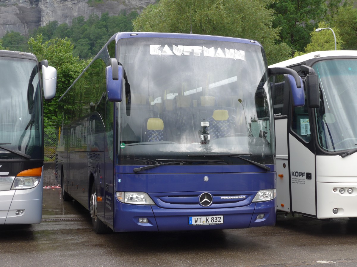 (162'440) - Aus Deutschland: Kauffmann, St�hlingen - WT-K 832 - Mercedes am 21. Juni 2015 in Meiringen, Balm