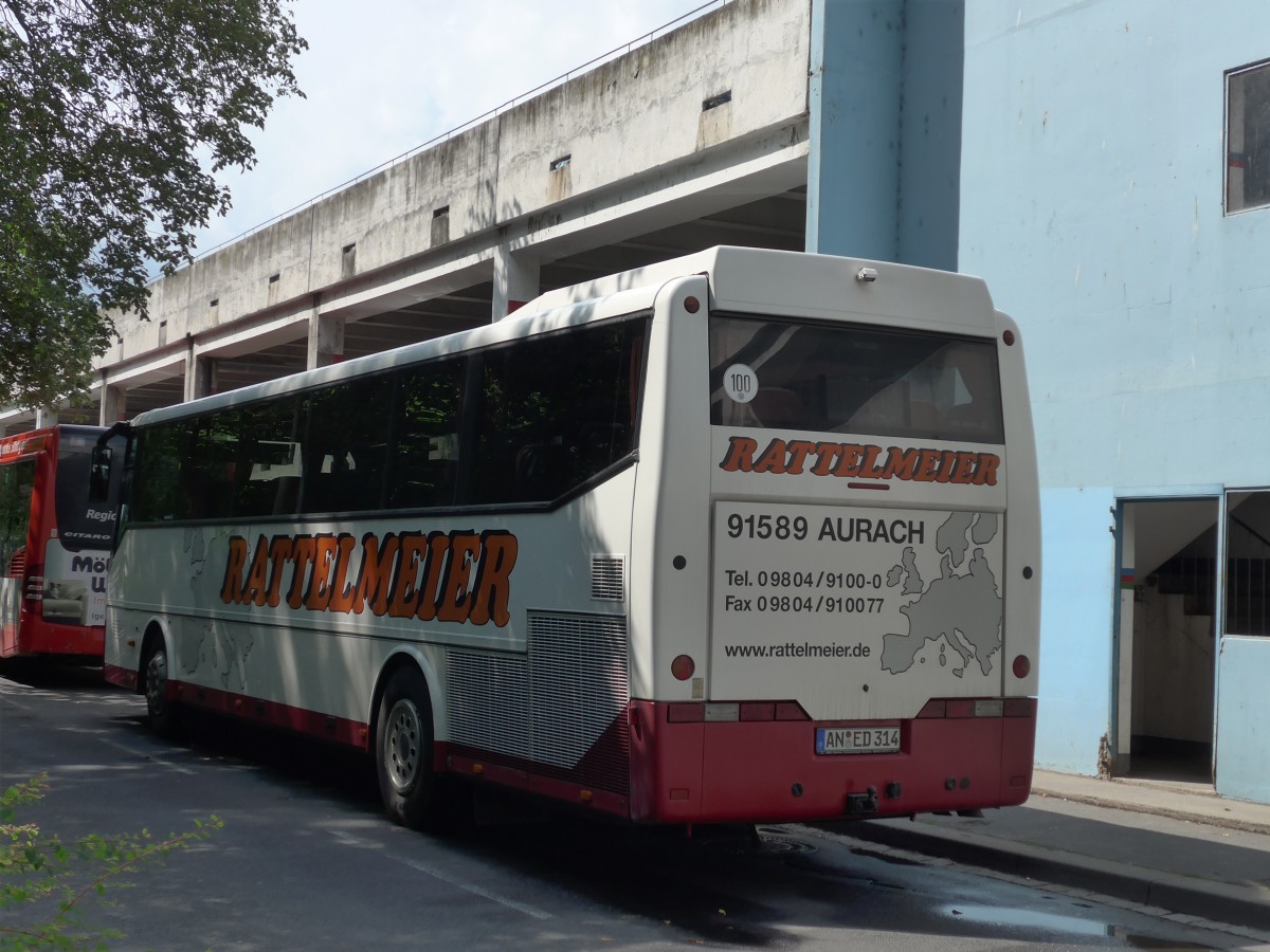 (162'706) - Rattelmeier, Aurach - AN-ED 314 - Bova am 27. Juni 2015 beim Bahnhof W�rzburg
