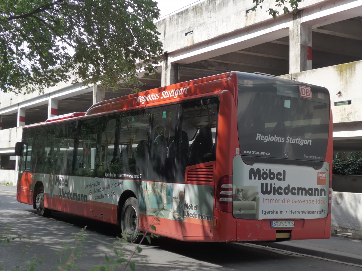 (162'707) - RBS Stuttgart - S-RS 1708 - Mercedes am 27. Juni 2015 beim Bahnhof W�rzburg