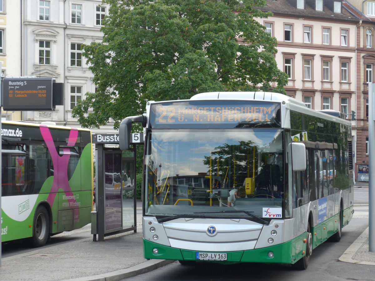 (162'728) - Lyst, Zellingen - MSP-LY 163 - Temsa am 27. Juni 2015 beim Bahnhof W�rzburg