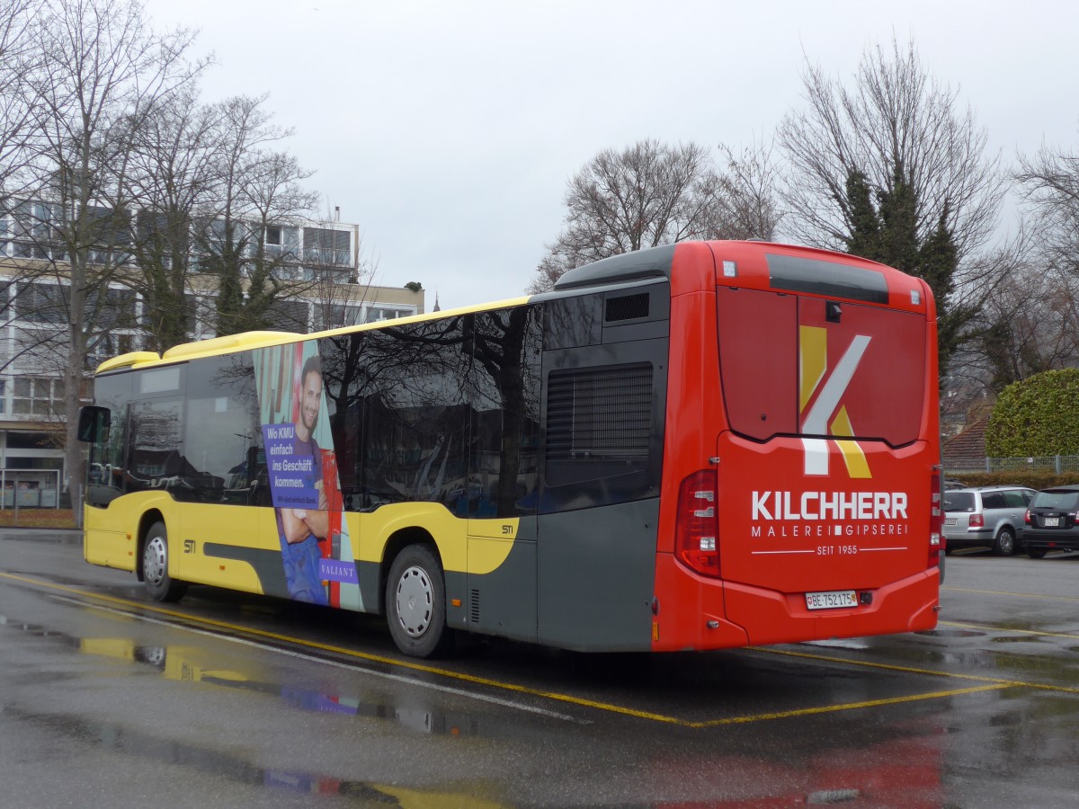 (162'873) - STI Thun - Nr. 175/BE 752'175 - Mercedes am 21. Dezember 2015 bei der Schiffl�ndte Thun