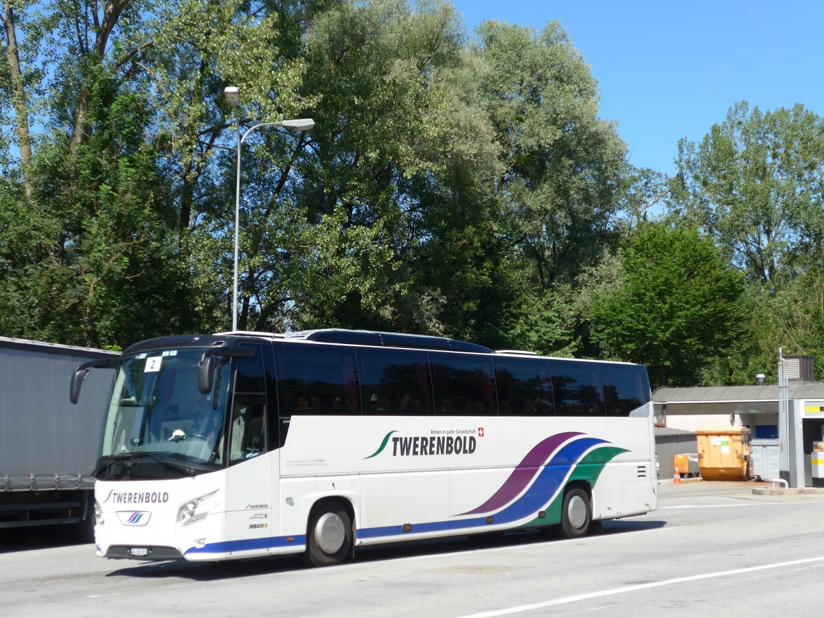 (162'874) - Twerenbold, Baden - Nr. 36/AG 385'901 - VDL am 28. Juni 2015 in St. Margrethen, Rastst�tte