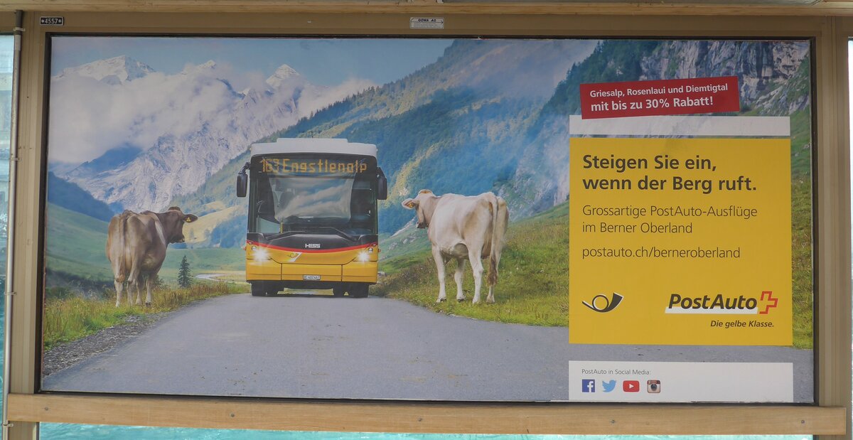 (162'930) - Plakat f�r Steigen Sie ein, wenn der Berg ruft. am 6. Juli 2015 in Thun, Postbr�cke