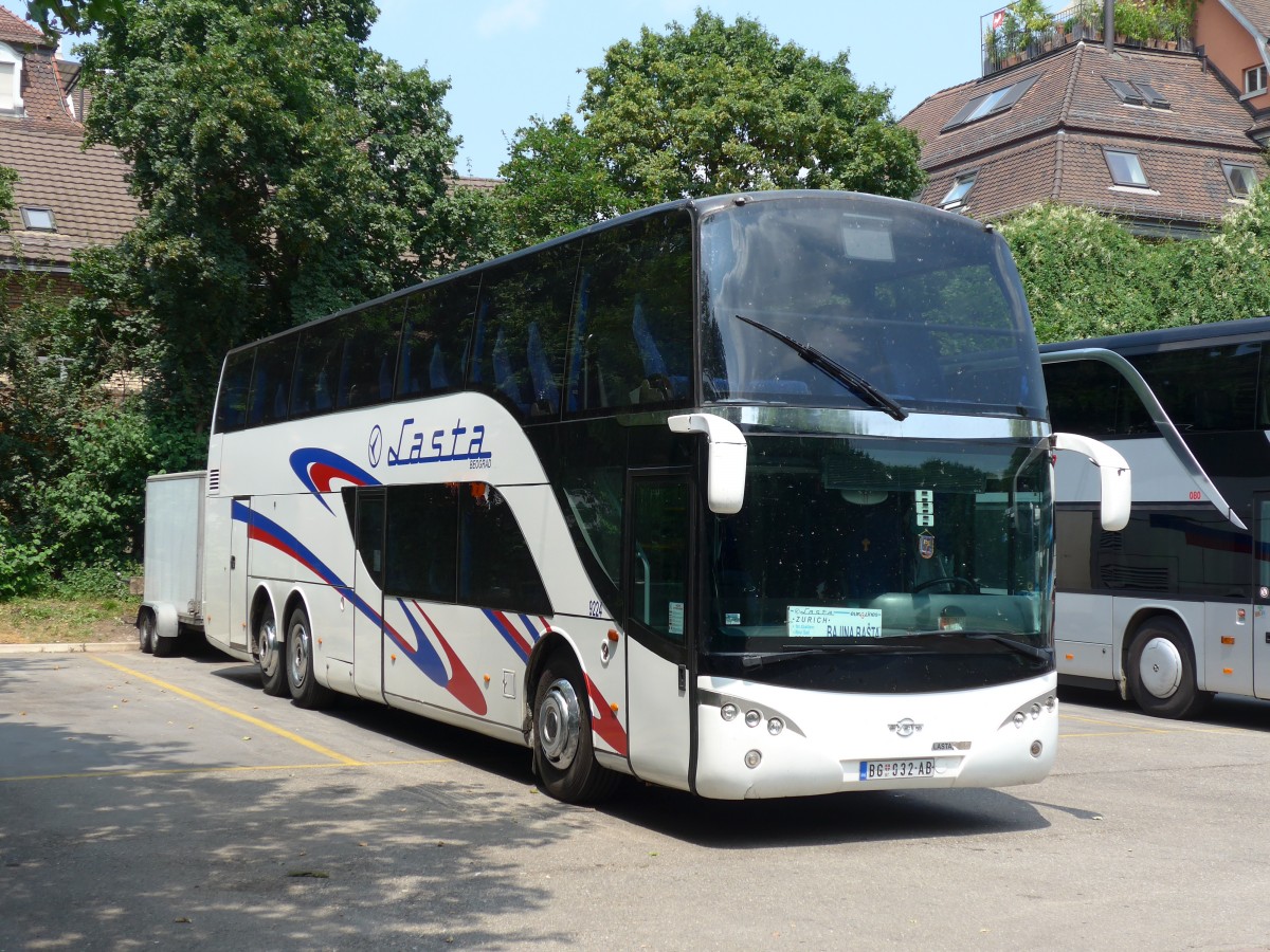 (162'937) - Aus Serbien: Lasta, Beograd - Nr. 9224/BG 032-AB - Volvo/Ayats am 6. Juli 2015 in Z�rich, Sihlquai