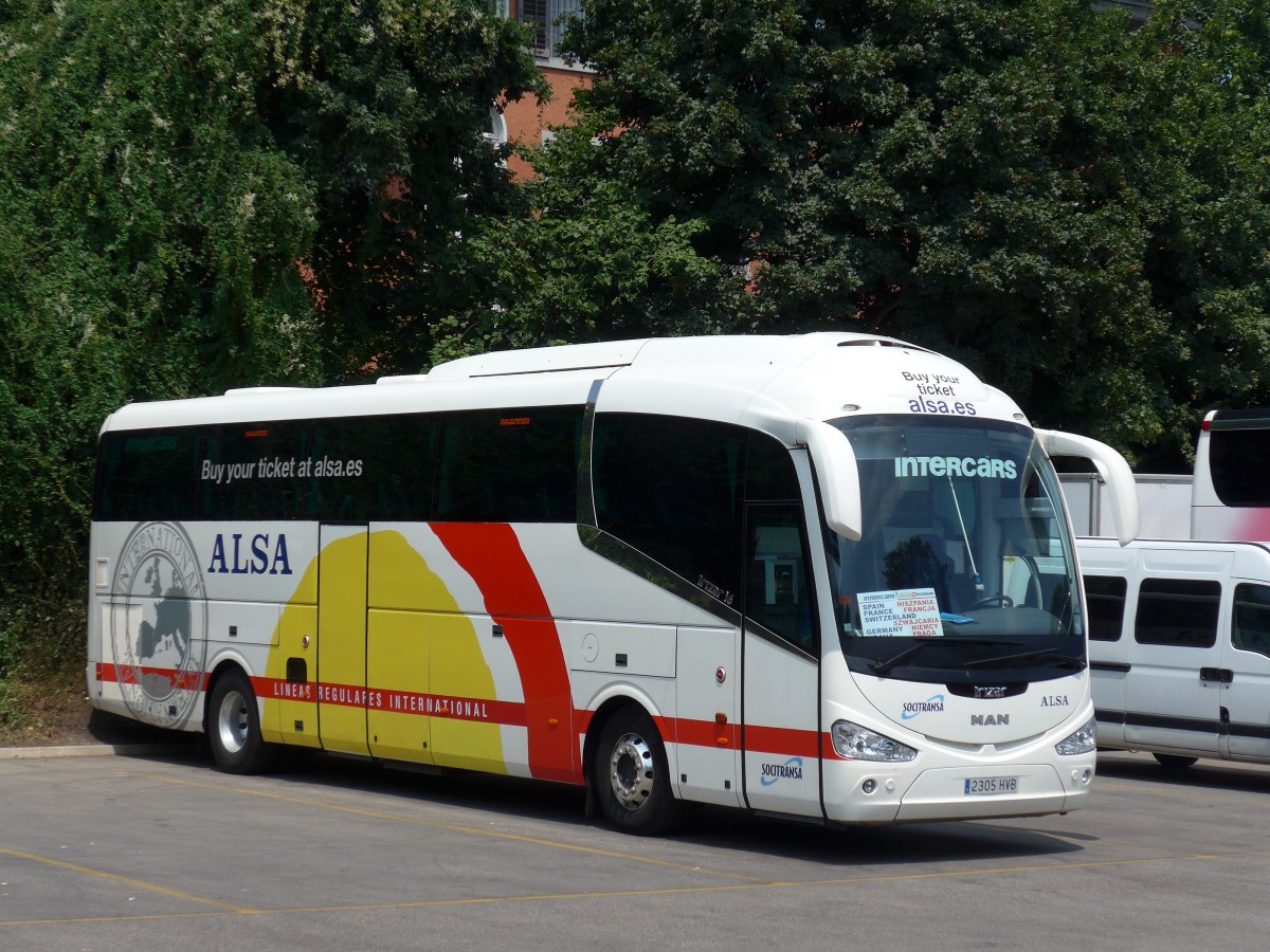 (162'939) - Aus Spanien: ALSA, Madrid - 2305 HVB - MAN/Irizar am 6. Juli 2015 in Z�rich, Sihlquai