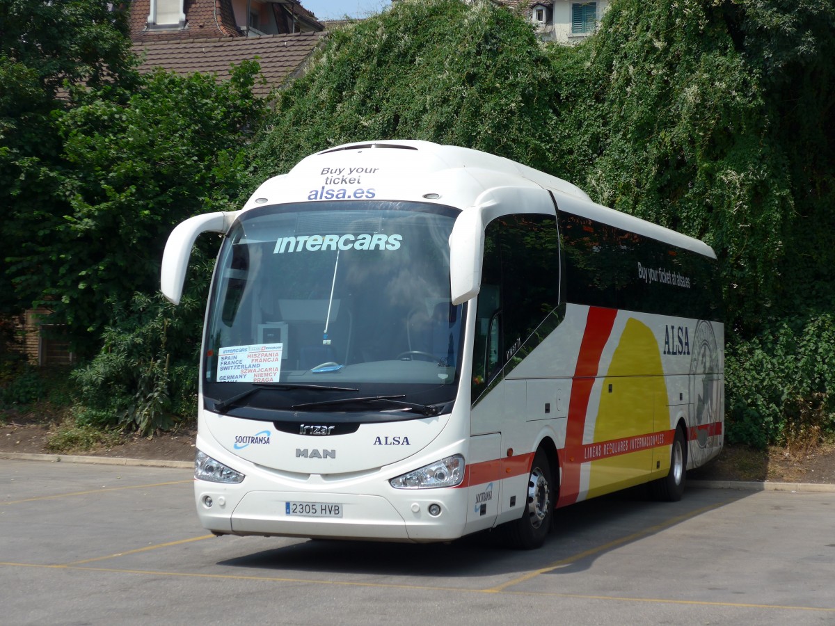 (162'942) - Aus Spanien: ALSA, Madrid - 2305 HVB - MAN/Irizar am 6. Juli 2015 in Z�rich, Sihlquai
