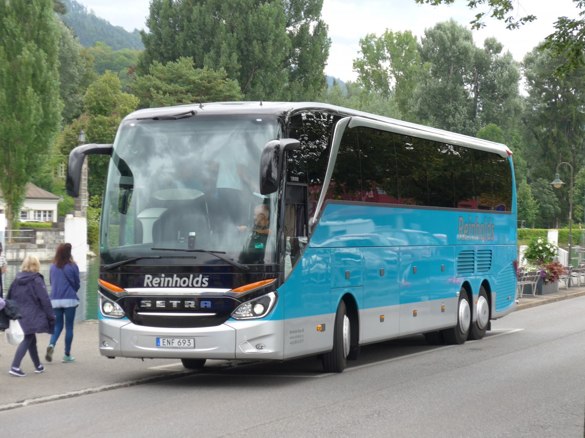 (163'185) - Aus Schweden: Reinholds, Malmb�ck - ENF 693 - Setra am 29. Juli 2015 bei der Schiffl�ndte Thun
