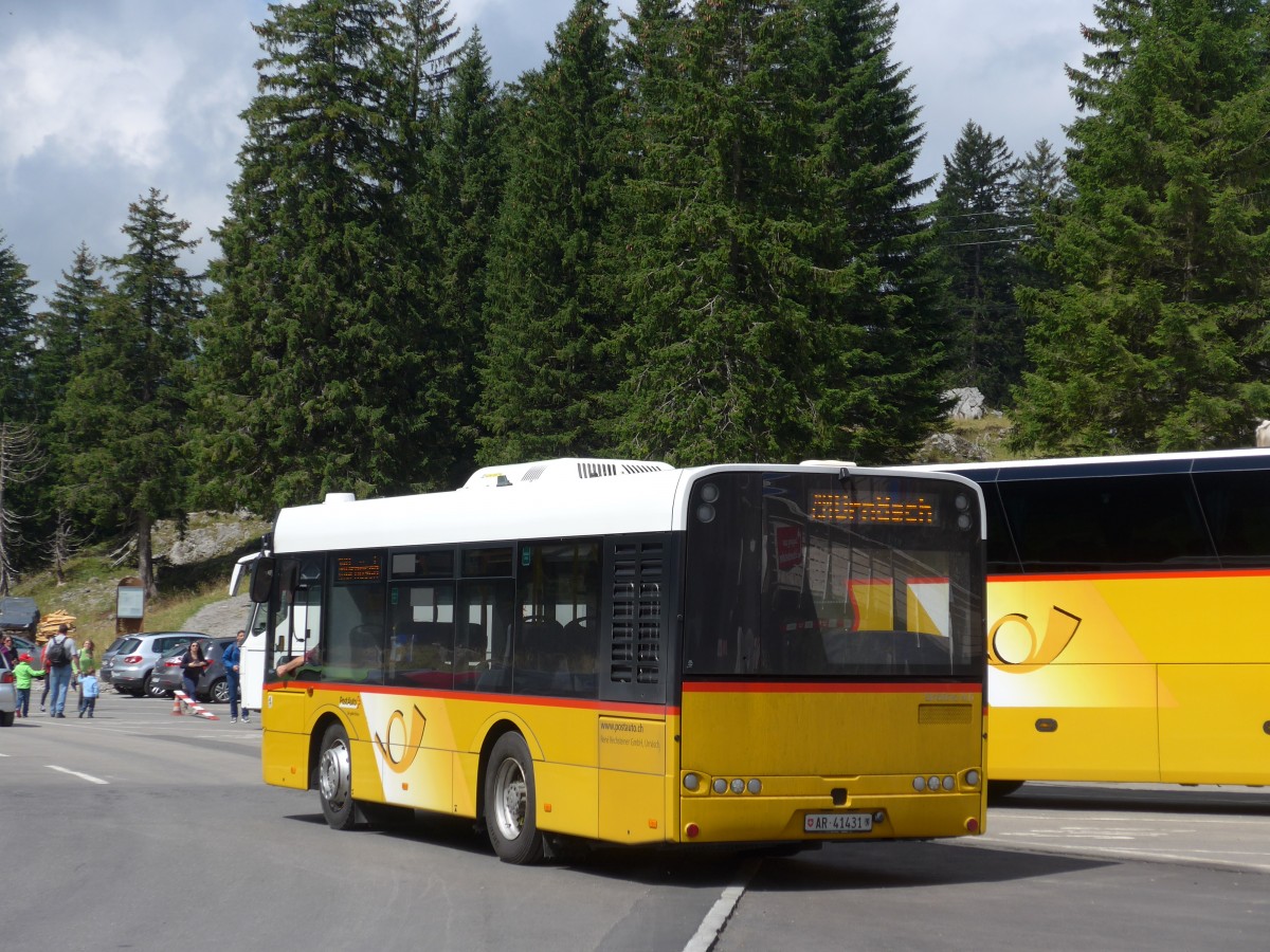(163'243) - Rechsteiner, Urn�sch - AR 41'431 - Solaris am 2. August 2015 in Schw�galp, S�ntis-Schwebebahn
