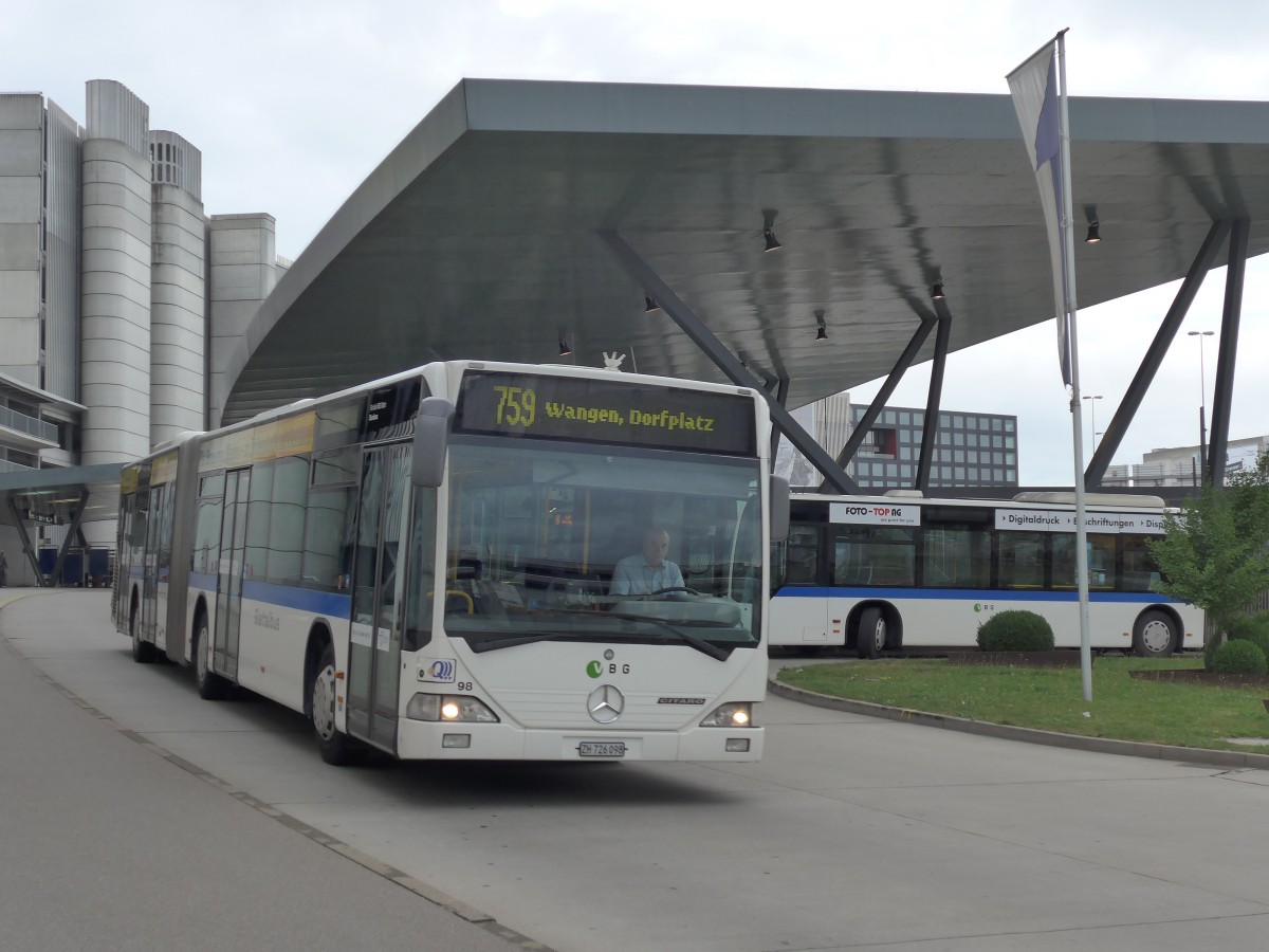 (163'317) - Welti-Furrer, Bassersdorf - Nr. 98/ZH 726'098 - Mercedes am 15. August 2015 in Z�rich, Flughafen