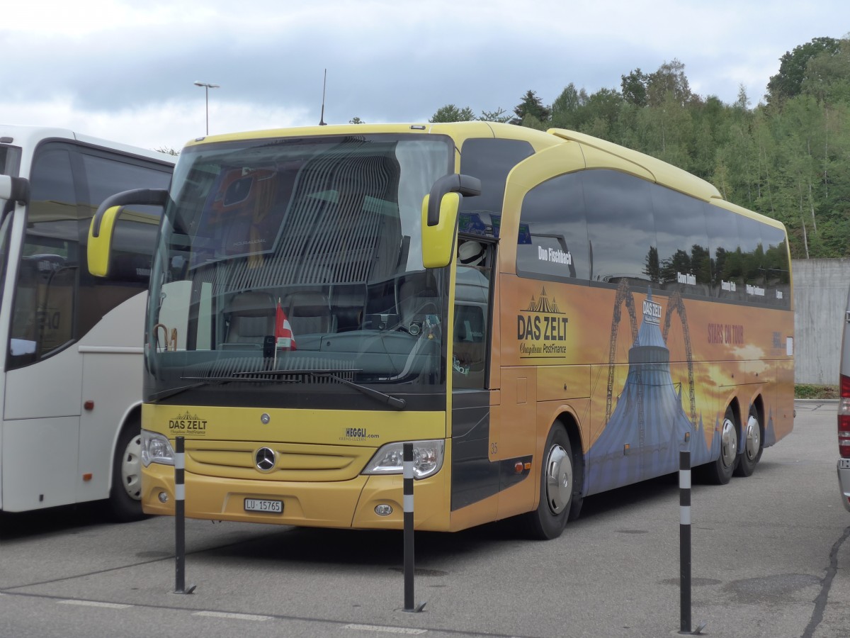 (163'325) - Heggli, Kriens - Nr. 35/LU 15'765 - Mercedes am 15. August 2015 in Z�rich, Flughafen