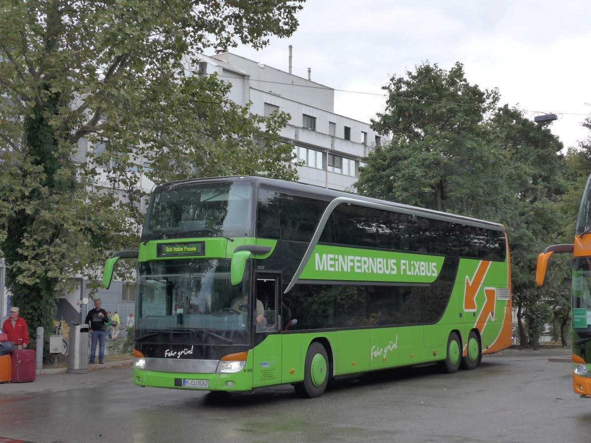 (163'440) - Aus Deutschland: Albus, M�nchen - Nr. M8062/M-EU 8062 - Setra am 15. August 2015 in Z�rich, Sihlquai