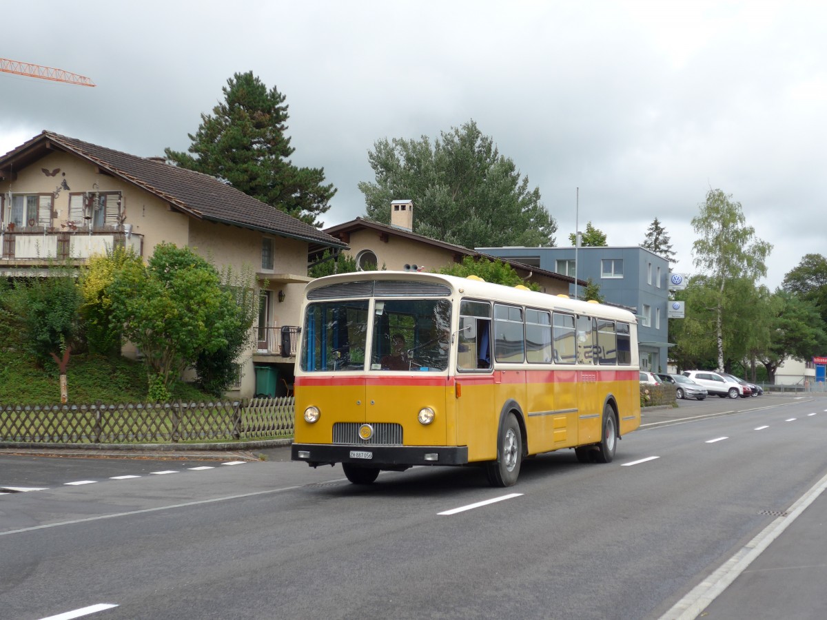 (163'511) - Aus der Schweiz: Spillmann, Z�rich - ZH 887'056 - FBW/T�scher (ex Abderhalden, Jonschwil; ex Schregenberger, Degersheim; ex P 25'520) am 16. August 2015 in Schaan