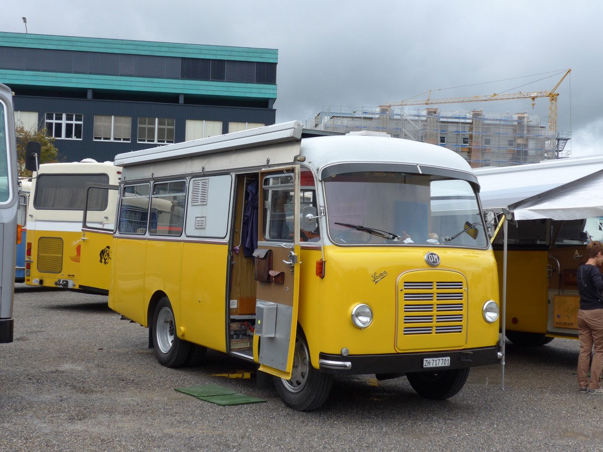 (163'518) - Aus der Schweiz: Langenegger S., W�denswil - ZH 717'701 - Saurer-OM am 16. August 2015 in Schaan, Wohnbustreffen