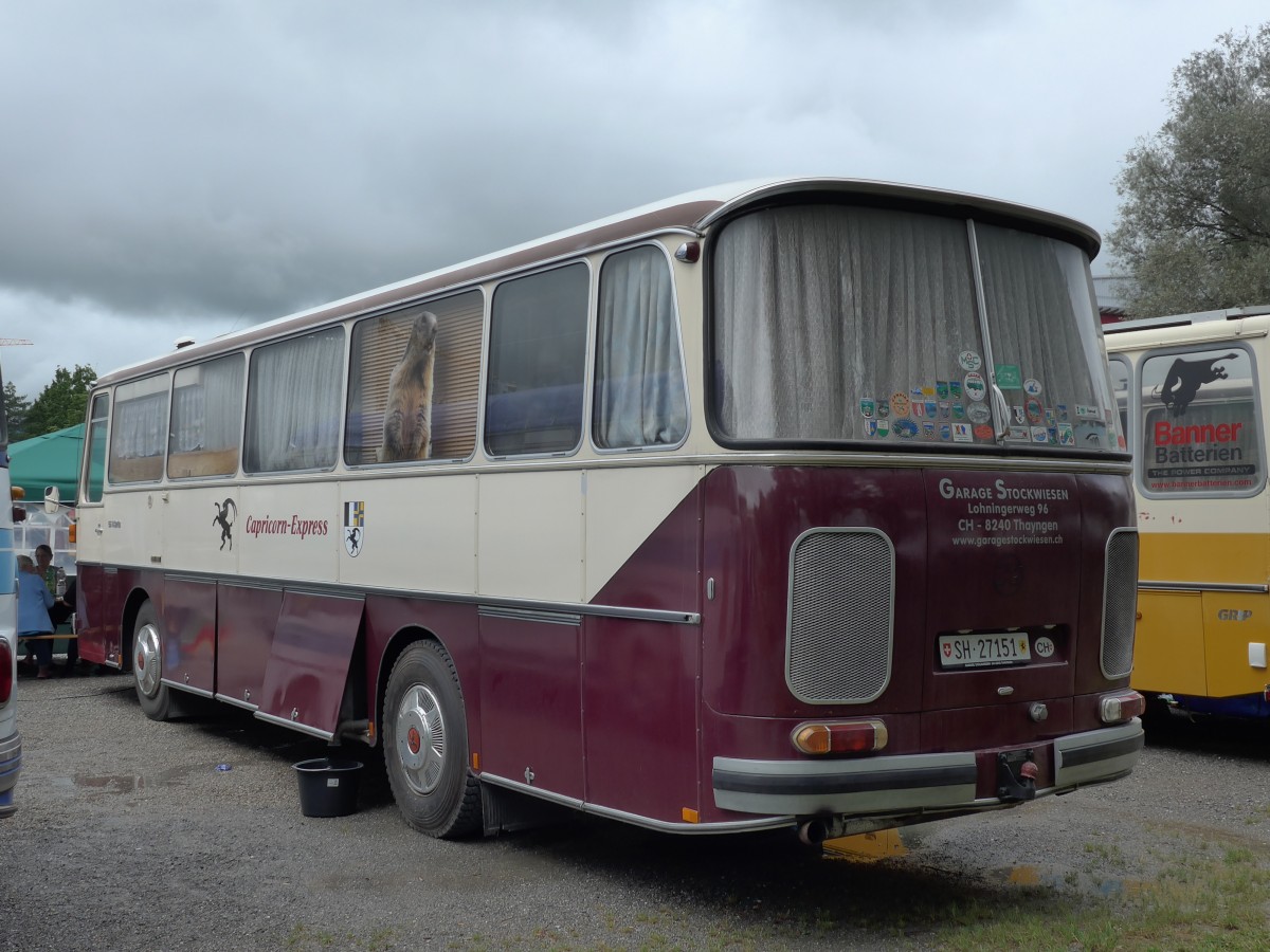 (163'534) - Aus der Schweiz: Br�ngger, Elgg - SH 27'151 - Setra am 16. August 2015 in Schaan, Wohnbustreffen