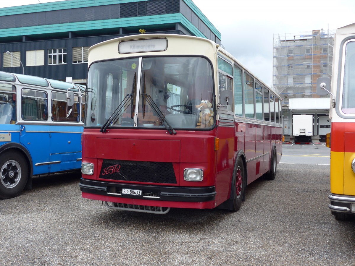 (163'572) - Aus der Schweiz: Liebi, Montlingen - SG 88'433 - FBW/T�scher (ex Wespe, Altst�tten; ex P 24'804) am 16. August 2015 in Schaan, Wohnbustreffen
