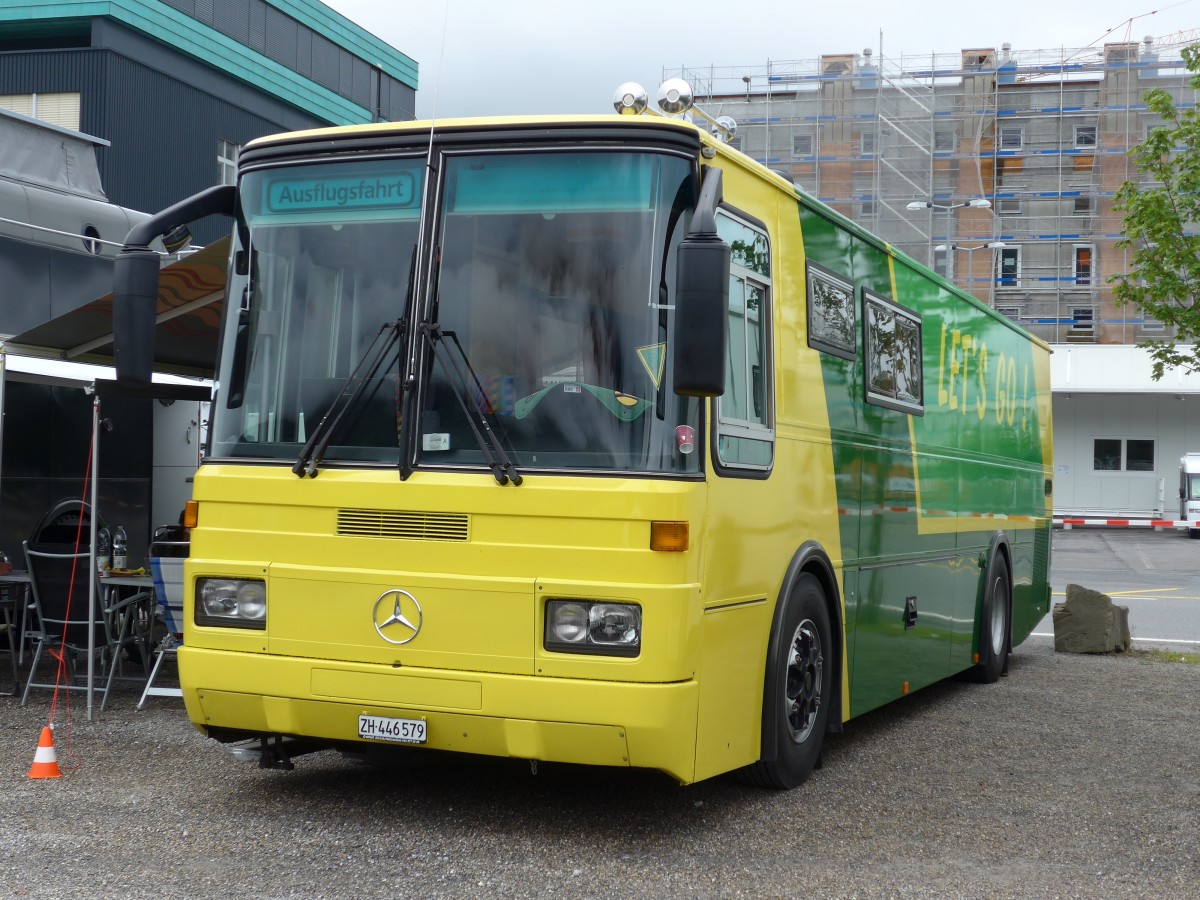 (163'575) - Aus der Schweiz: Meier, B�lach - ZH 446'579 - Mercedes/Lauber (ex Jaggi, Kippel) am 16. August 2015 in Schaan, Wohnbustreffen