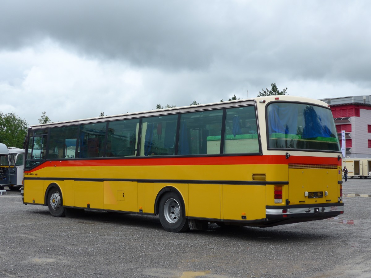 (163'584) - Aus der Schweiz: V�geli, Hettenschwil - Nr. 516 - Setra (ex Rosy Viaggi, Stabio; ex AutoPostale Ticino Nr. 516; ex P 25'069) am 16. August 2015 in Schaan, Wohnbustreffen