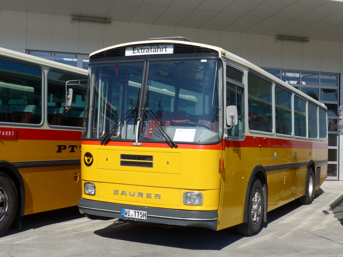 (163'888) - Aus Deutschland: Wittgen, Wiesbaden - WI-TT 5H - Saurer/T�scher (ex Sch�r, Aegerten; ex P 24'239) am 29. August 2015 in Oberkirch, CAMPUS Sursee